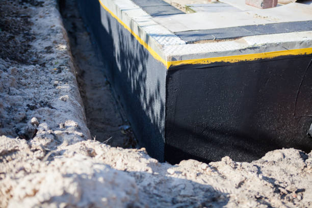 Residential Waterproofing installation at a Chauncey, OH home by SJ Waterproofing Pros